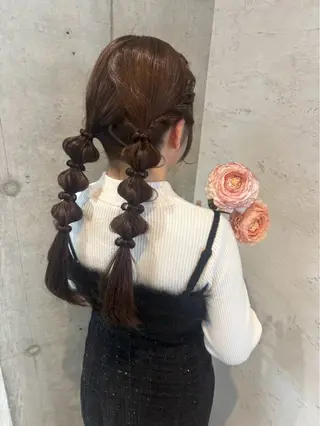 ロング ヘアアレンジ Reve  resort所属・美髪× ヘアセット✨Araiのヘアスタイル