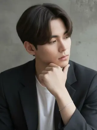 ショート パーマ メンズ 💙メンズカット😎 🌟みく🤍ྀིのヘアスタイル