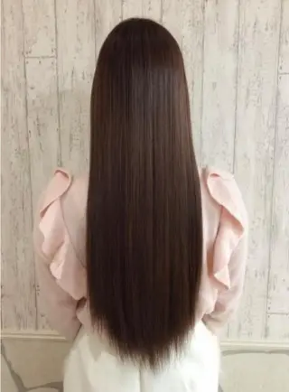 ロング カラー ヘアアレンジ 髪質改善【縮毛矯正】 美髪ボブを量産する人のヘアスタイル