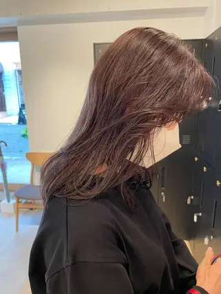 ミディアム カラー SALOWIN下北沢所属・hazuki 🌝のヘアスタイル