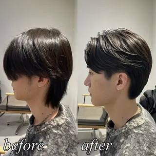 ショート パーマ メンズ 韓国ヘア/ニュアンス パーマ　kaitoのヘアスタイル