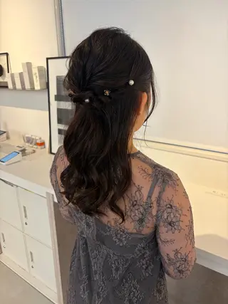 セミロング ✨色持ちの良い艶 カラー✨蟹江真世のヘアスタイル