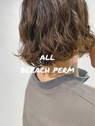 パーマ ボブパーマコテ巻き風 パーマNo1深江秀平のヘアスタイル