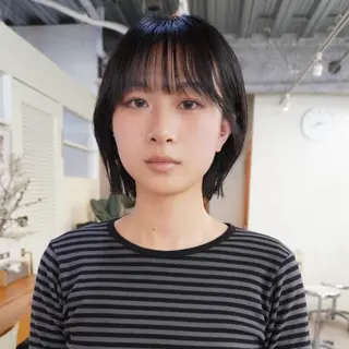 ショート benji仙台所属・KOKI/ ボブ/ パーマ/透明感カラーのヘアスタイル