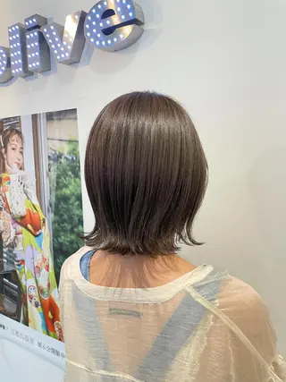 カラー 髪質改善カラー🤍 エクステ✨君島由実子のヘアスタイル