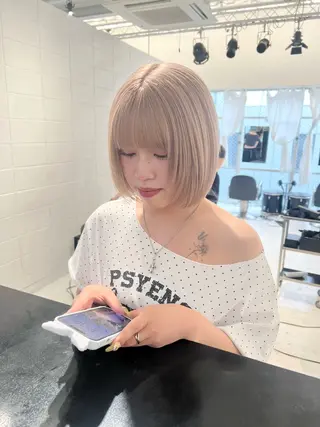 ショート カラー HARU//原宿🤍 リピート率NO.1のヘアスタイル