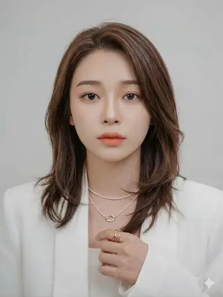 ミディアム COA銀座所属・ミディアムモデル 募集中/村上廉のヘアスタイル