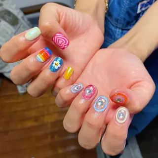 ネイル To Me Nail所属・🩵 mei🩵のネイルデザイン