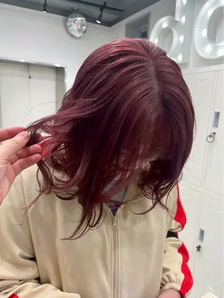 ロング カラー ハイトーンカラー🐬 えりかのヘアスタイル