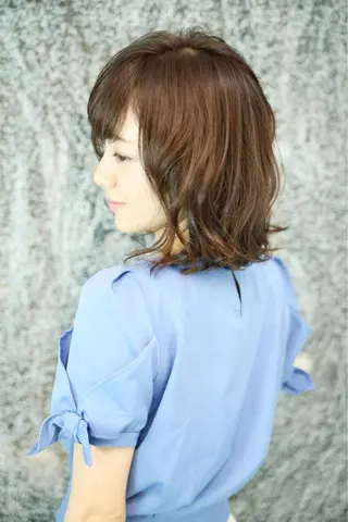 ミディアム セミロング ロング カラー Re:ta KANZOのヘアスタイル