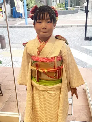 キッズ 白髪ぼかしハイライト 着付けヘアアレンジのその他イメージ