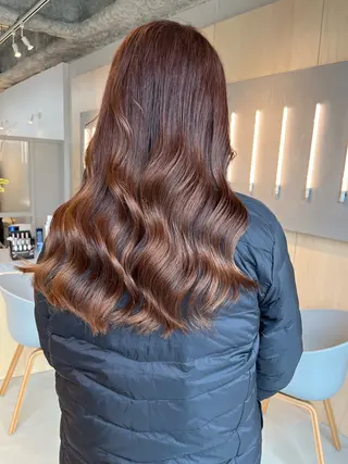 ロング 透明感カラー/艶髪/ 高城潤也のヘアスタイル