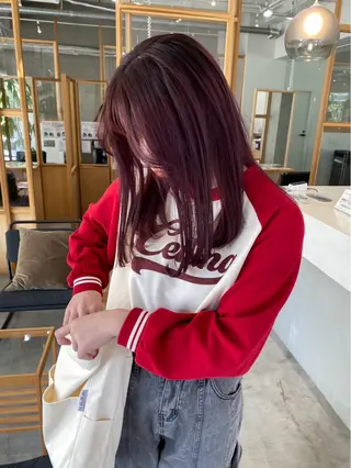 セミロング FERIA北千里 MANA🎀のヘアスタイル