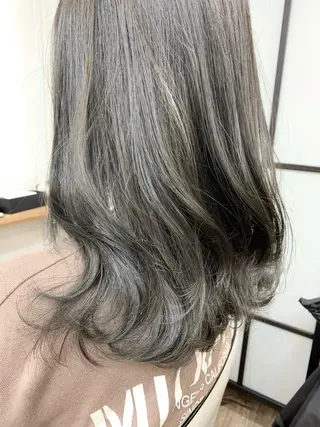 ロング メンズパーマ shell 宮下のヘアスタイル