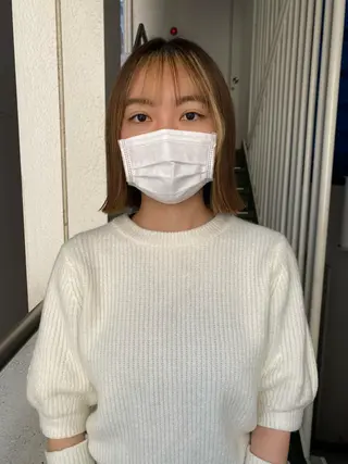 ショート カラー yiye 青山所属・無料カットモデル募集 🌱ひょうがのヘアスタイル