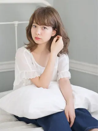 ミディアム This所属・🟦髪質改善6年 💊YAMAMOTOのヘアスタイル