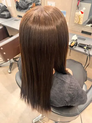 ロング カラー ひのはら もえかのヘアスタイル