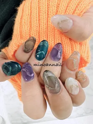 ネイル 美ノ庵ネイルサロン メトロポリタン前店のネイルデザイン