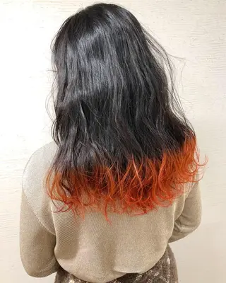 ロング カラー ヘアアレンジ 【池袋/スパイキー ショート】ⓝⓘⓜⓤのヘアスタイル