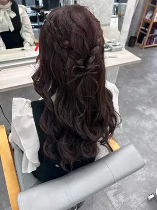 ロング ヘアアレンジ 💕ブリーチ/ヘアメ 🎀YUUKAのヘアスタイル