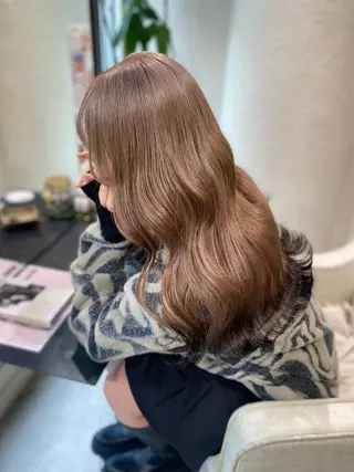 カラー ハイトーン✨艶髪💘 💘 AYANO💘のヘアスタイル