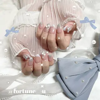 ネイル 1/21空✩.💜 Yuuna💜のネイルデザイン