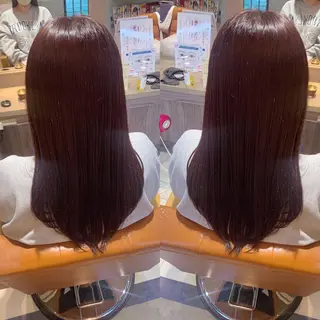 ロング カラー 韓国🇰🇷 ✂︎hair 内田愛のヘアスタイル