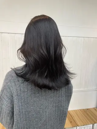 ミディアム カラー HIKARU副店長/ ✨️髪質改善のヘアスタイル
