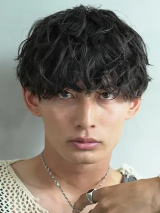 ショート パーマ メンズ fifth名駅所属・メンズパーマ 名古屋/水谷颯のヘアスタイル