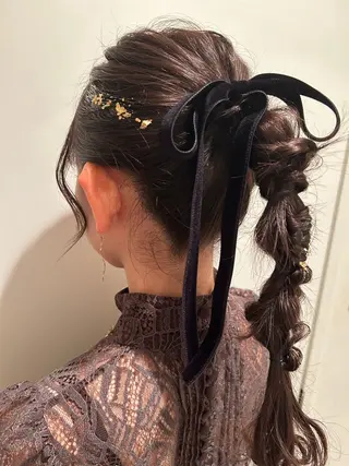 ロング ヘアアレンジ T Ayaのヘアスタイル