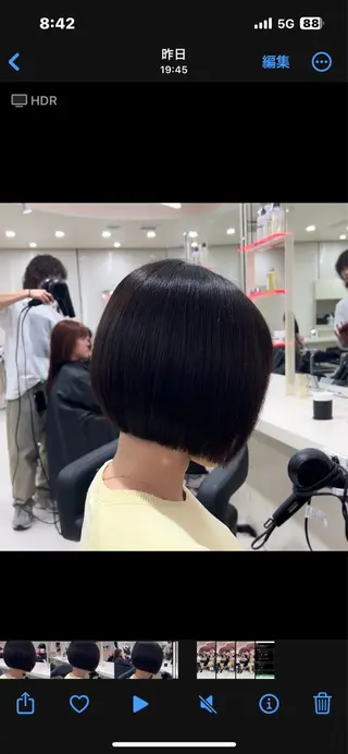 ショート ✨池袋で1番キレイな ボブ✂️ケンボーのヘアスタイル