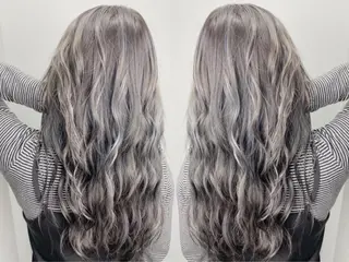 ロング カラー ヘアアレンジ メンズ 🌟ブリーチ特化型 ハイトーンカラー🌟のヘアスタイル