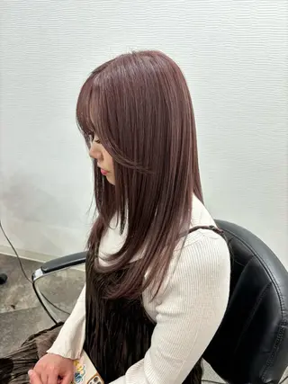 ロング カラー Carrefour LOCO Kyogoku八潮店【カルフールロコキョウゴク】所属・LOCO Aikaのヘアスタイル