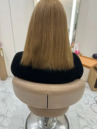 ミディアム 濱川響太レディース カットモデルのヘアスタイル