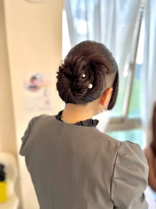 ヘアアレンジ 似合わせヘアメイク 💐オダギリチアキのヘアスタイル