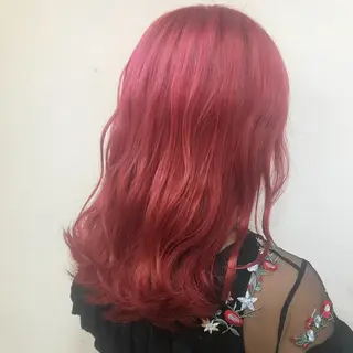 セミロング カラー AOI✩⡱ y2kネイルのネイルデザイン