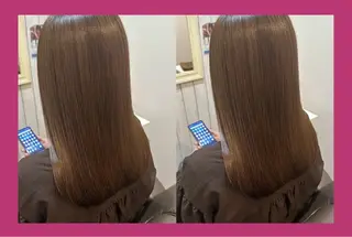 セミロング カラー 髪質改善/ハイトーン /茅ヶ崎/YUKAのヘアスタイル