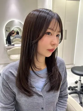 セミロング SARA🎀 天王寺ANNEXのヘアスタイル
