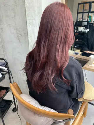 ロング ✨色持ちの良い艶 カラー✨蟹江真世のヘアスタイル