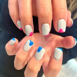 ショート m kaori𓃟のネイルデザイン