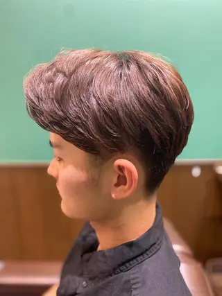 ミディアム メンズ 麻布山本所属・麻布 山本のヘアスタイル