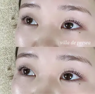 マツエク・マツパ Villa  de presea[ヴィラ　ド　プレセア]所属・澤田 英里香のマツエク・マツパデザイン