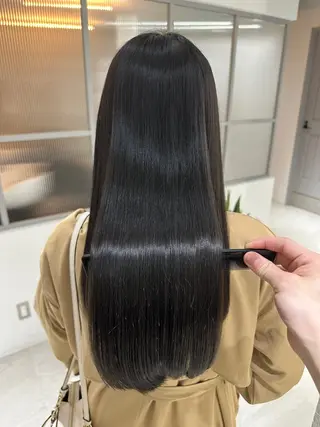 セミロング カラー 銀座No.1髪質改善 縮毛矯正/本木のヘアスタイル