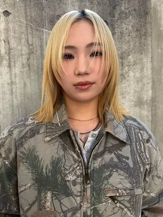 ミディアム レイヤー/ボブ/ パーマ/Rikuのヘアスタイル