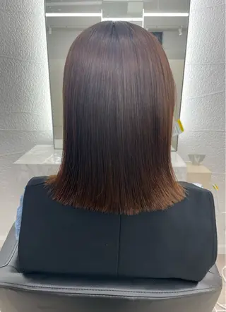 ミディアム ボブ顔周りカット honokaのヘアスタイル