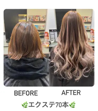 ロング カラコレなんば店 Maayaのヘアスタイル