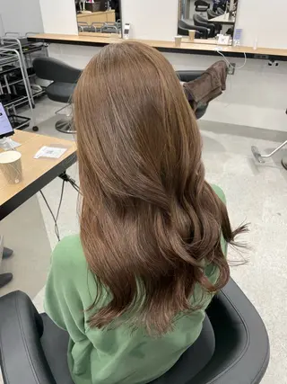 セミロング 💍大人デザイン /ハイトーン♡リクトのヘアスタイル