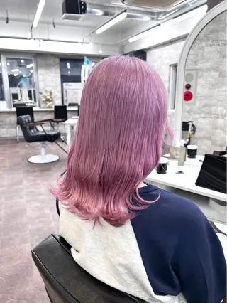 セミロング Afinar／ Yuzumiのヘアスタイル