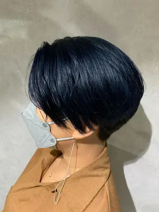 ショート mimiiy梅田 中崎町ハイトーンのヘアスタイル