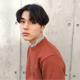 ショート パーマ メンズ 住本 大明のヘアスタイル